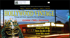 Desktop Screenshot of hollywoodvintage.com